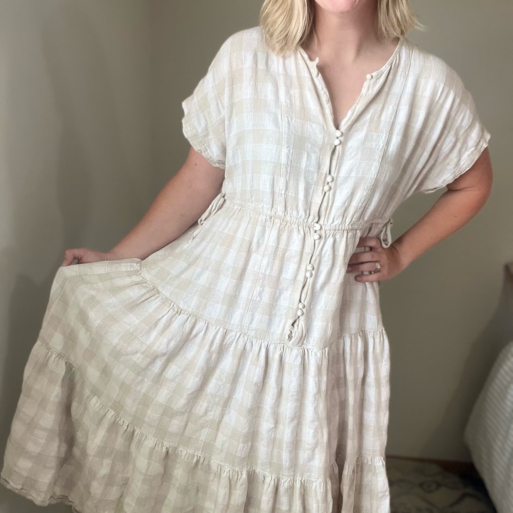 Madewell gingham Button-Down Dress